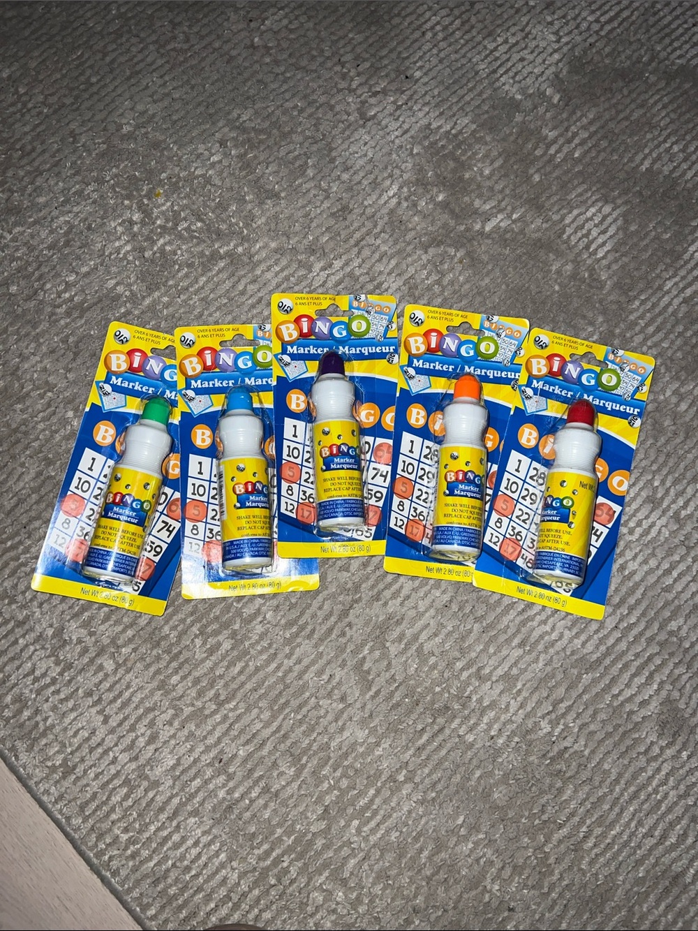 BINGO Marker Dot Paint Pens - Assorted Colors